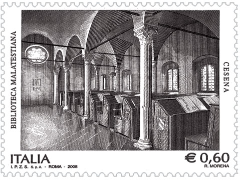 File:2009 Francobollo Biblioteca Malatestiana.jpg