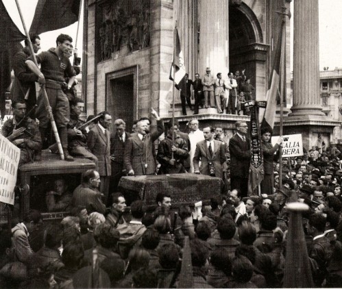 1º maggio 1945, Sandro Pertini a Milano