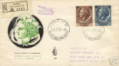 File:Siracusana grande 1954 su FDC Venetia (collezione Silori).jpg