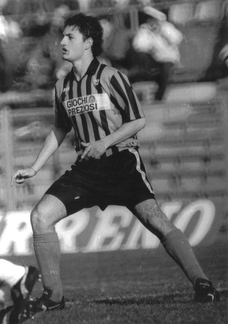 Andrea Fortunato al Pisa nella stagione 1991-1992