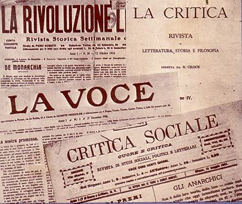 Riviste Letterarie Italiane Del Xx Secolo