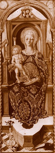 File:Nicola di Maestro Antonio d'Ancona, Madonna con Bambino.jpg