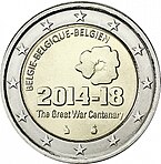 2 € Belgio 2014 Prima Guerra Mondiale.jpg
