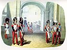 Granatieri della Guardia Reale, 1850