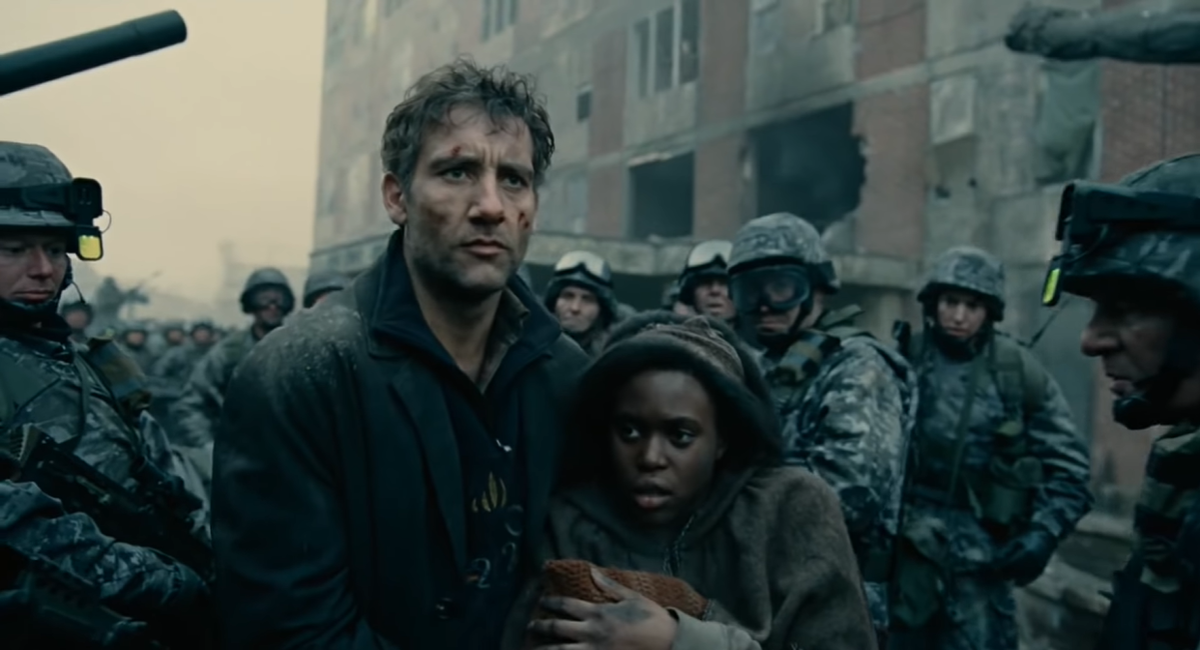 Дитя человеческое. Дитя человеческое (2006) children of men. Дитя человеческое фильм 2006 СИД. Кадры из фильма дитя человеческое, 2006. Дитя человеческое лордфильм.