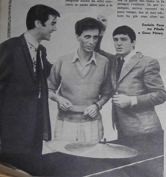 File:Lorenzo Pilat, Daniele Pace e Gene Pitney; da ABC n° 45 del 6 novembre 1966.jpg