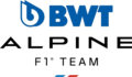 Il composit logo di BWT Alpine F1 Team in uso dal 2022