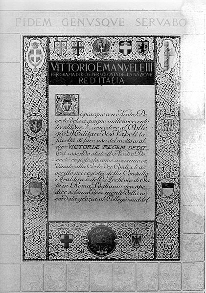 File:Concessione del motto Victoriae Regem Dedit alla Nunziatella (1).jpg