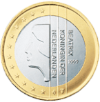 1 euro Holandia (pierwsza seria) .gif