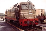 La D.342.4001 nel novembre 1983 nella Stazione di Rufina