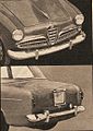 Muso e coda della Giulietta berlina I serie del 1955