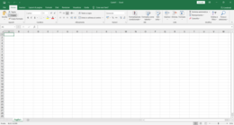 Microsoft Excel 2019 su Windows 10.