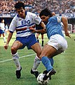 Serie A 1990-91 - Naples vs Sampdoria - Fausto Pari, Diego Armando Maradona.jpg