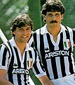 Juventus FC 1984-85 - Bruno Limido et Luciano Favero.jpg