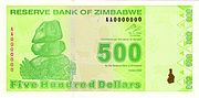 Miniatura per Dollaro zimbabwese