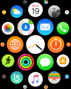 Ecran de pornire WatchOS 3.PNG