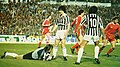 Coupe des Champions 1982-1983 - Juventus vs Widzew - Młynarczyk, Rossi, Platini.jpg