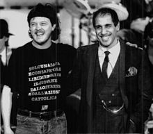 Zucchero ospite del collega Adriano Celentano nel programma TV Fantastico 8 (1987)