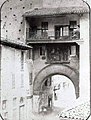 Porta Ticinese medievale a Milano prima dei restauri del 1861