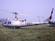 Un AB204B dell'Aeronautica Militare nel 1966