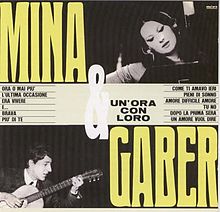 Copertina dell'album Mina & Gaber: un'ora con loro (1965)