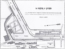 La Darsena di Ravenna nel 1904. Il tratto denominato vecchia darsena fu interrato nel secondo dopoguerra.