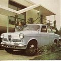 La Giulietta berlina T.I. Turismo Internazionale nella sua prima versione (autunno 1957)