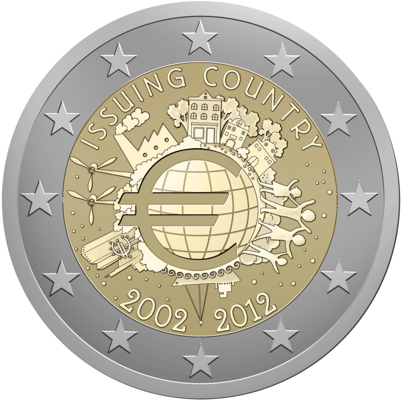 2 euro commemorativi emessi nel 2012 - Wikipedia