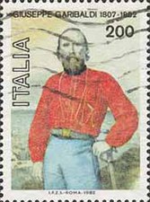 Republica Italiană 1982 - Centenarul morții lui Giuseppe Garibaldi -