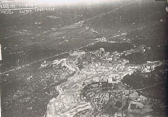 Prima foto aerea di Frosinone datata 17 settembre 1925