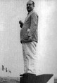 Ridolfi allo stadio di Torino durante un meeting di atletica nel 1936