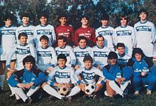 La formazione calcistica dell'Olbia nella stagione 1985-1986