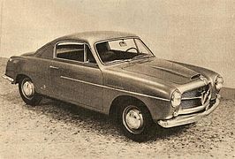 Coupe pe Pininfarina 1100/103 TV mecanică, prima serie (1954-1955)