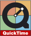 El logotipo de QuickTime utilizado desde 1991 hasta 1999.