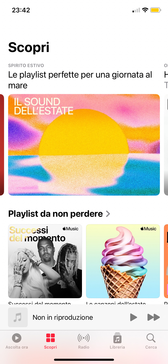 Le service Apple Music sur iOS 10.