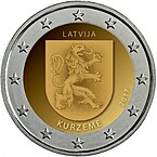 2 pièce commémorative euro latvia 2017 curlandia.jpeg