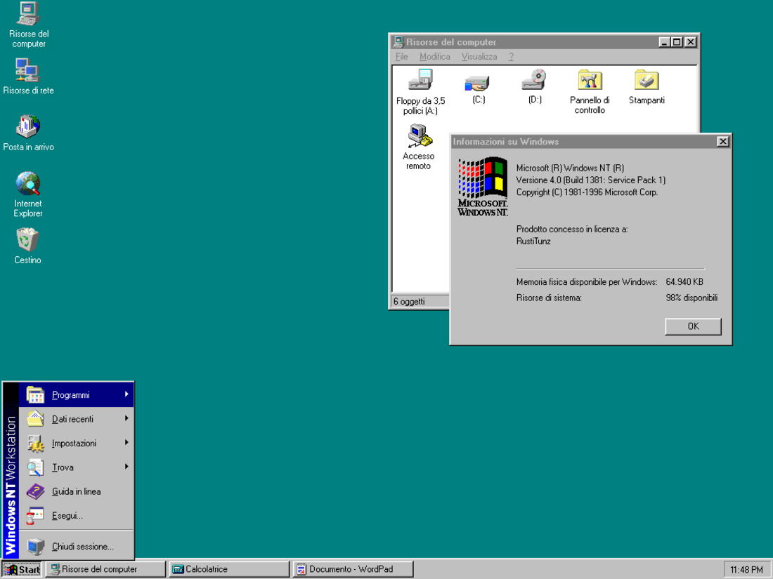 Windows NT 4.0