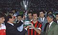 Milan AC - Supercoupe d'Italie 1988 - Berlusconi, Baresi, Nizzola.jpg