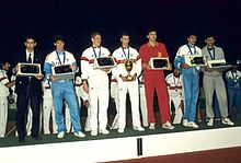 La premiazione dell'edizione 1990