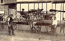 Il Ca.1 a Malpensa nel 1910