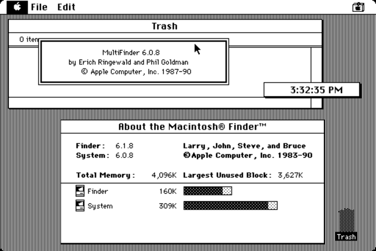 System 6.0. System 6. System 6.4.1.