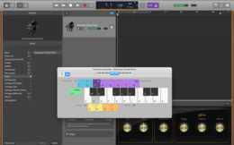 L'application GarageBand sur macOS Big Sur.