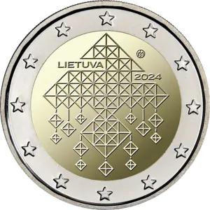 File:2 euro commemorativo 2024 lituania Paglia.webp