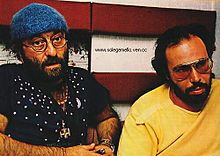 Venditti con Lucio Dalla nel 1982