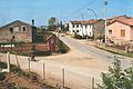 Santandrà, intersezione tra Via Barucchella e Via dei Caduti (Foto Anni 80)