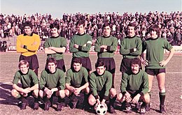 Una formazione veneziana della stagione 1970-1971, durante gli anni della stabile militanza in Serie C.