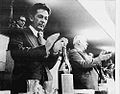 Berlinguer en el XIII congreso del partido en Milán (1972)