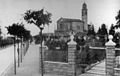 L'antico cimitero di Legnano, che si trovava nell'area ora occupata dalle scuole Bonvesin della Riva, vicino al santuario della Madonna delle Grazie, prima del 1898, anno in cui venne demolito
