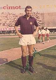 Vitali con la maglia della Fiorentina, campionato di Serie A 1966/67