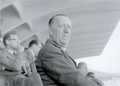 Luigi Ridolfi nel 1955 allo stadio di Firenze